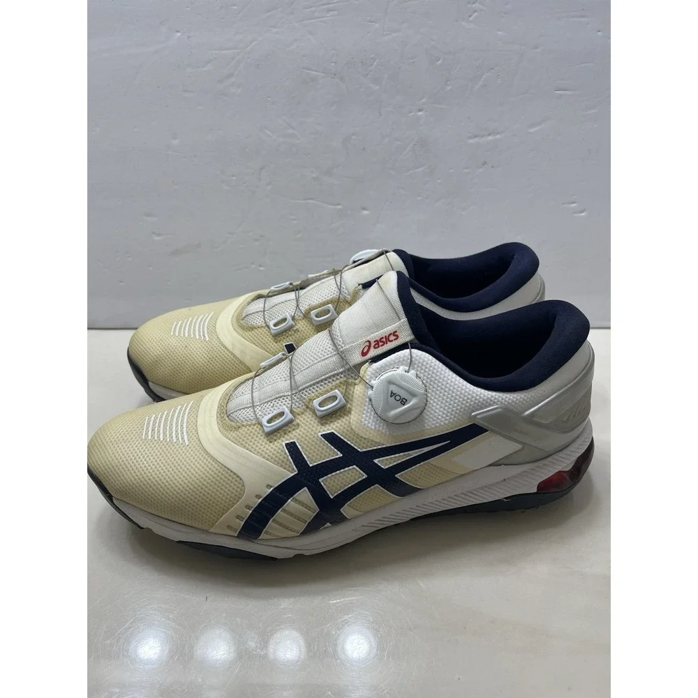 Asics Men's 11 Gel-Course Duo BOA Golf Shoes Dial Based Tightening System Beige